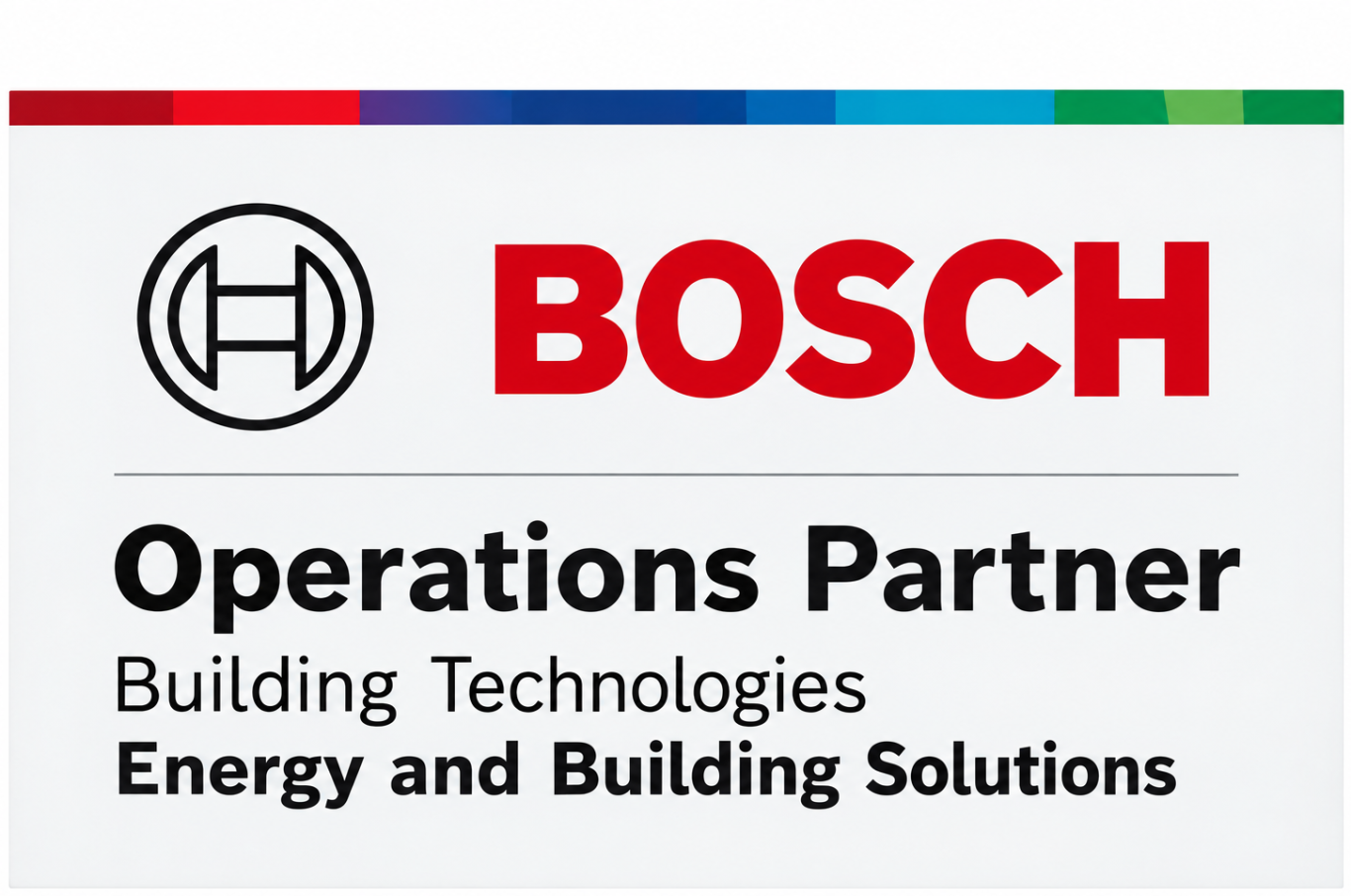 Bosch Operations Partner – Building Technologies, Energy and Building Solutions.